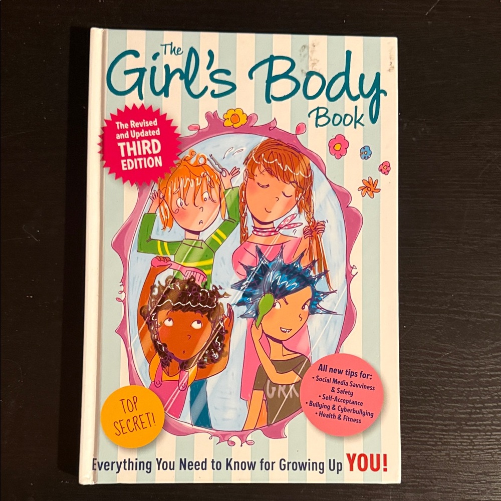 The Girl's Body Book - Illustrated Guide in Teal & Pink